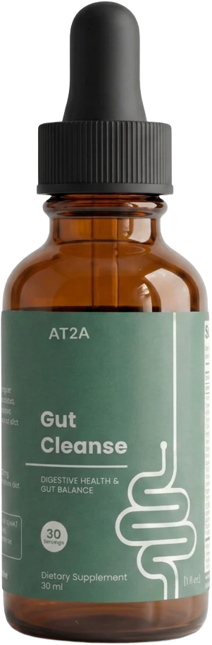 AT2A Gut Cleanse dropper bottle